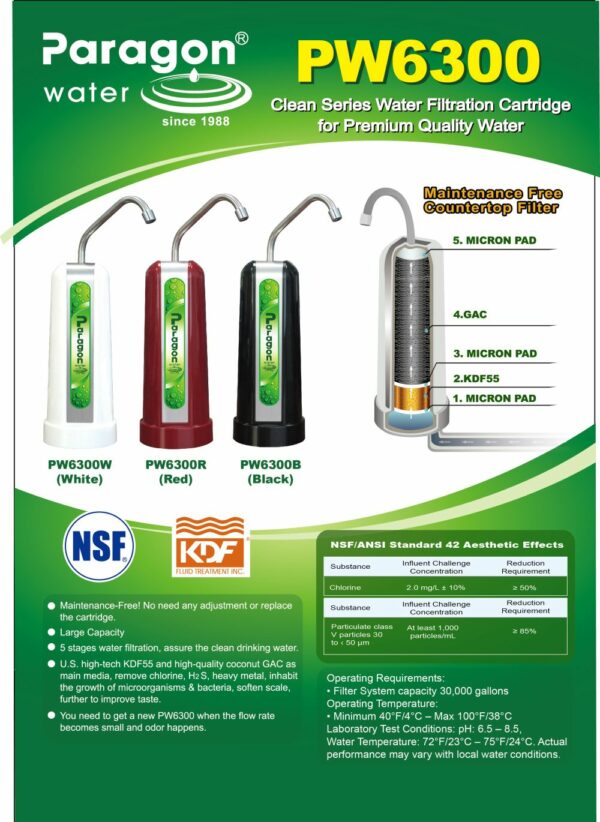 Counter-top Water Filter - PW6300 - Image 2